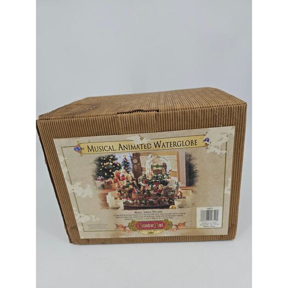 Grandeur Noel Musical Waterglobe Collectors Edition 2002 #15571 NOT WORKING READ - Picture 3 of 16